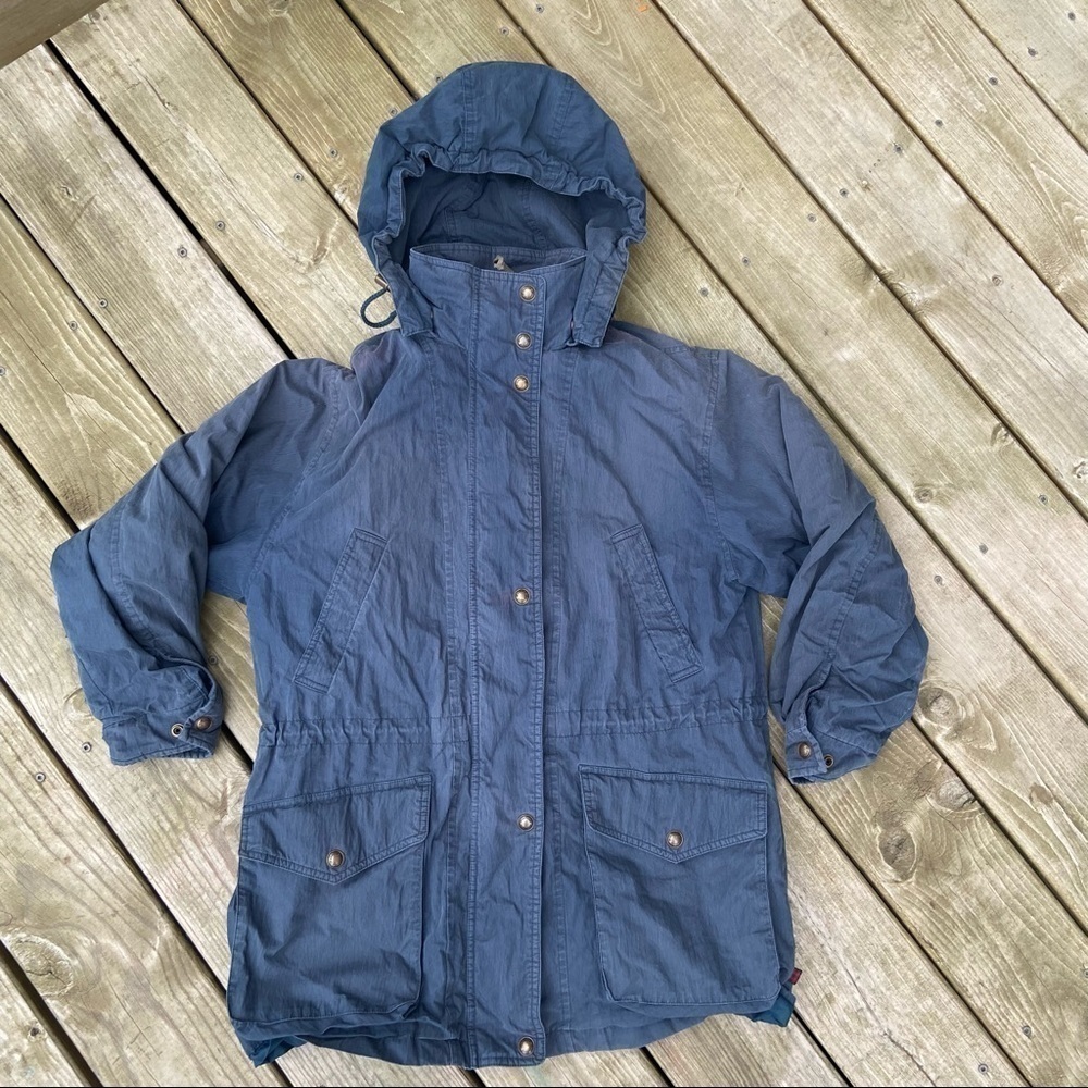 Vintage Woolrich Nylon Jacket W Wool Blend Liner